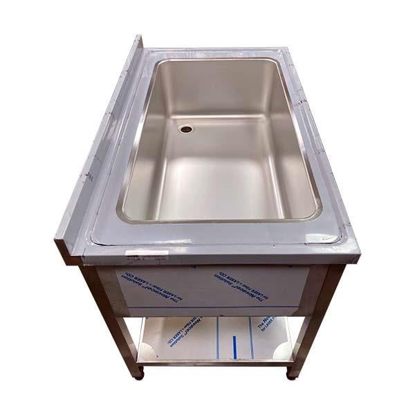 Ydg Sebze Yıkama Tezgahı, Paslanmaz Çelik, 120x70x85 cm