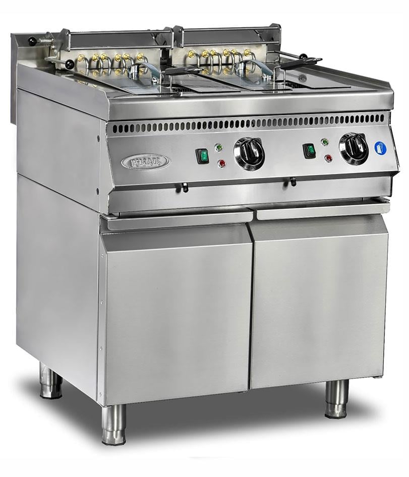 Pimak 90S-M062E, Elektrikli Fritöz, 24+24 Litre, 80x90x85