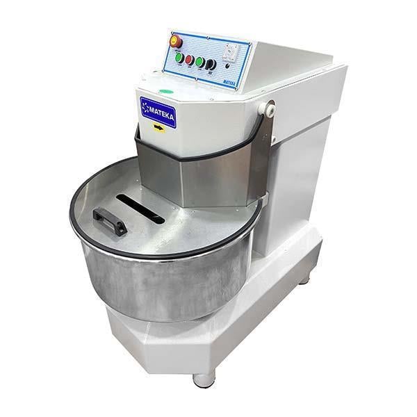 Mateka SPK 600T Spiral Hamur Yoğurma Mikseri, Çift Motorlu, Kayış-Kasnaklı Sistem, 60 kg, 380V