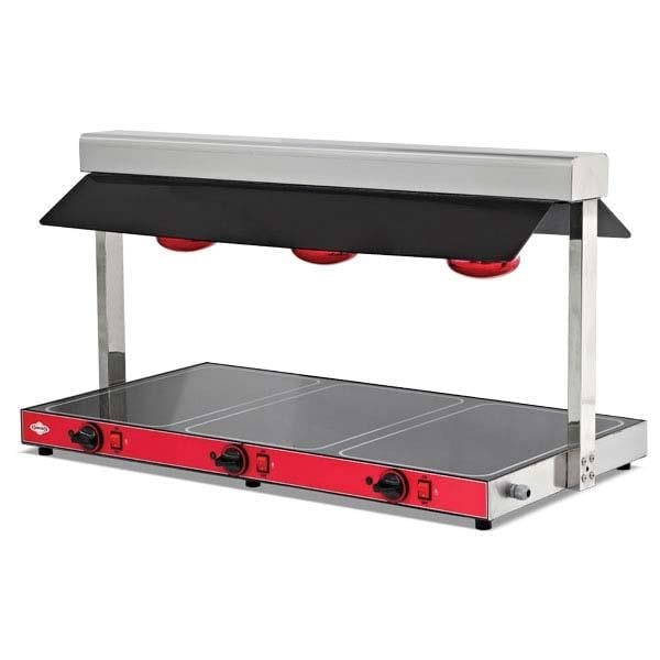 Empero EMP.STU.02 Sıcak Teşhir Ünitesi, Halojen Isıtıcılı, 3x1/1 Gn