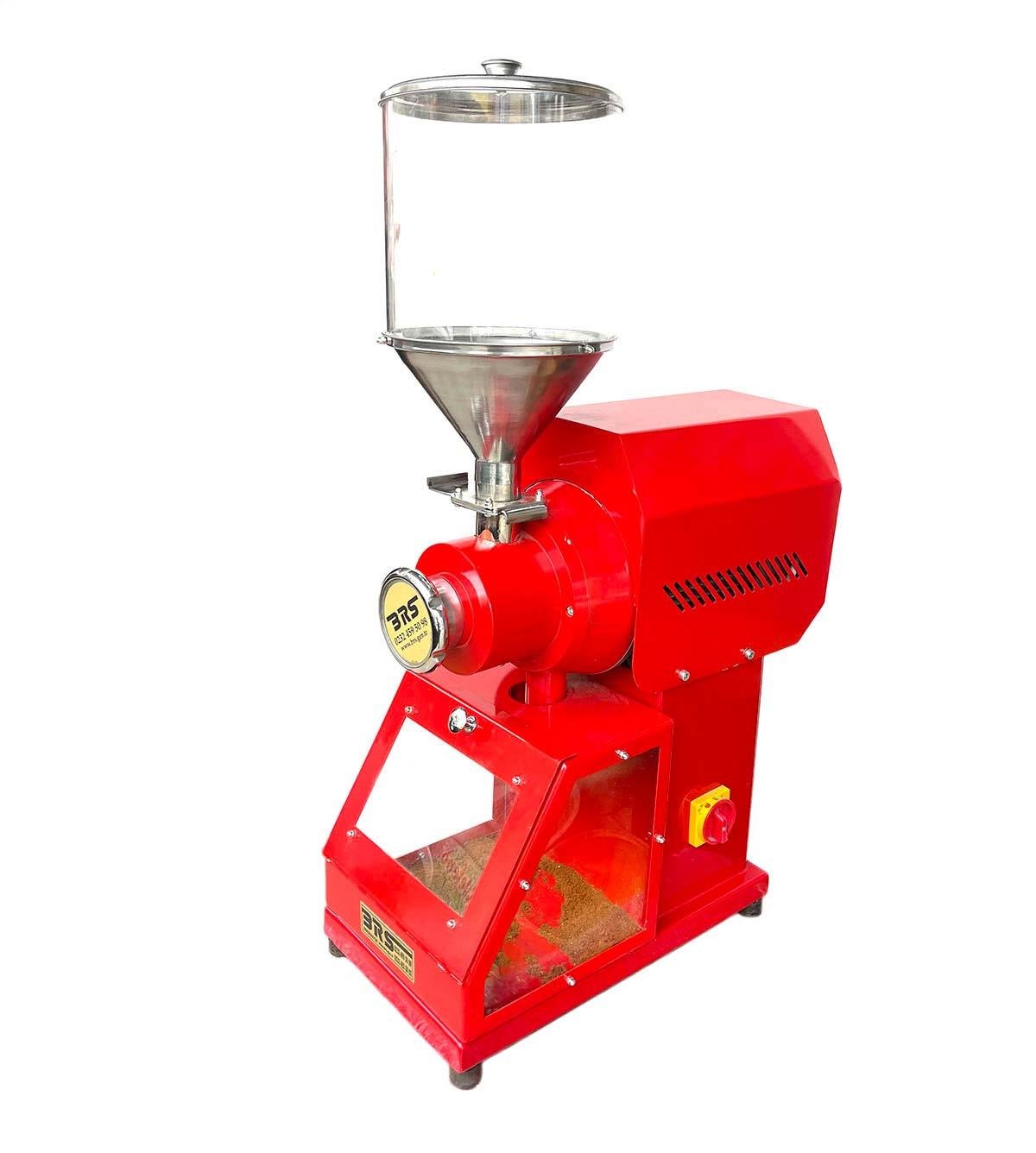 Brs KD003 Kahve Değirmeni Kırmızı Muhafazalı