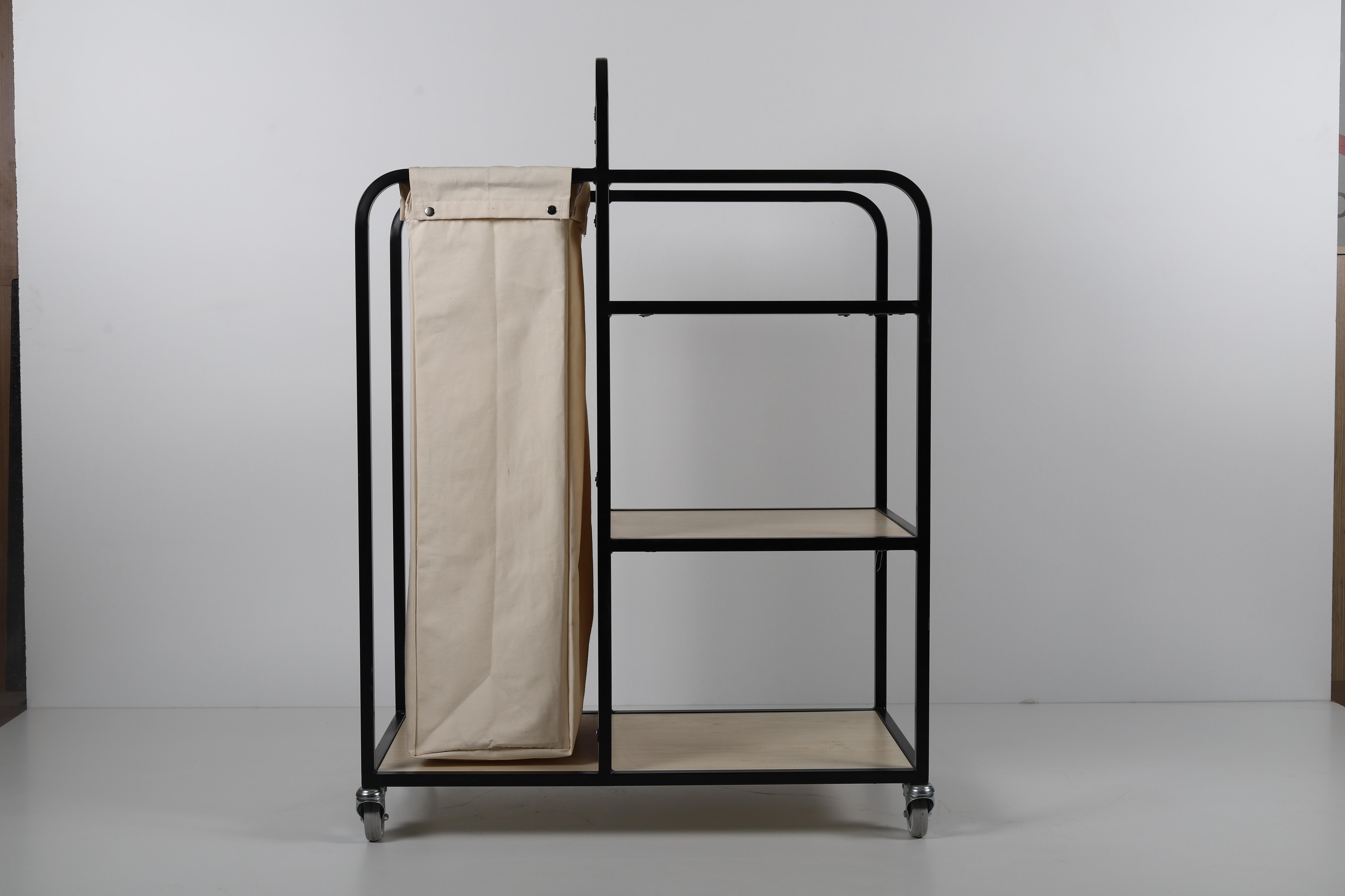 Ydg KT03 Kat Temizlik Arabası, 3 Katlı Raf, 92x52x106 cm