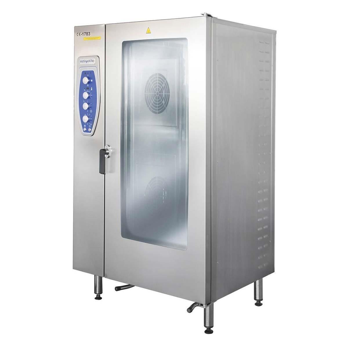 Öztiryakiler OKFE 202 Konveksiyonlu Kızaklı Fırın, 20 Adet GN 2/1 Tepsi Kapasiteli, Elektrikli