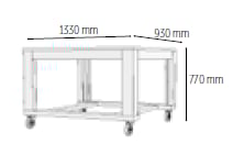 Venarro Gusto DYK-1810G, Konveyörlü Pizza Fırını, 135 pizza/saat, Doğalgazlı 