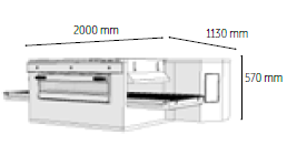 Venarro Gusto DYK-1535G, Konveyörlü Pizza Fırını, 57 pizza/saat, Doğalgazlı 