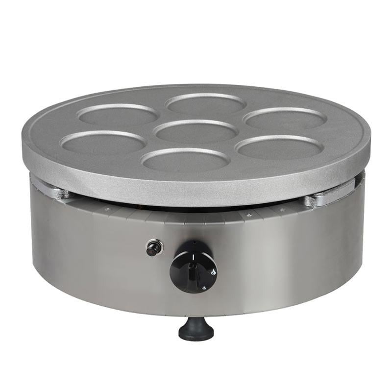 Omake KRP11.N11 Tekli Teflonsuz 7 Bölmeli Krep Makinesi, Doğalgazlı