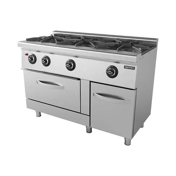 Empero EMP.6KG031 Kuzineli Ocak, Gazlı, 3 Brülörlü