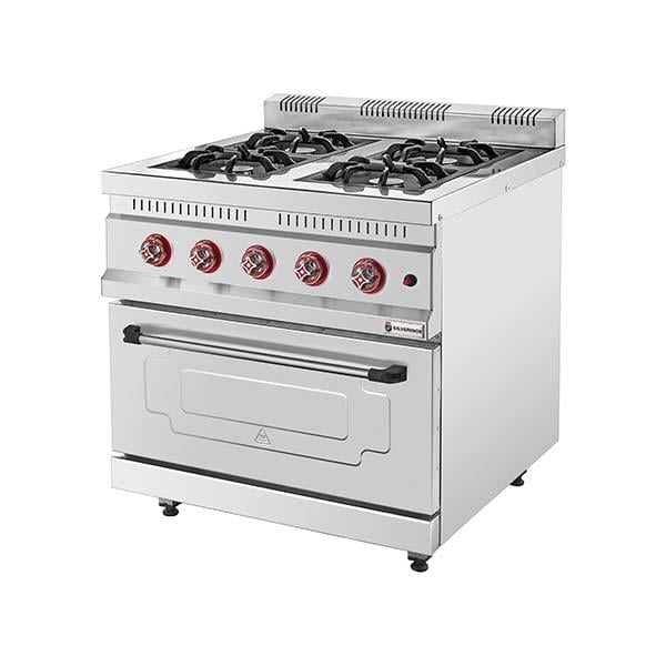 Işıkgaz Silverinox KZN-80 Kuzine, Gazlı, 80x80