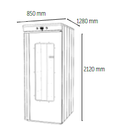 Venarro Impasto DEF - MK2 Arabalı Mayalandırma Kabini Tek Kapılı
