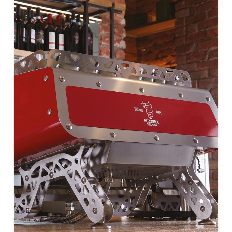 Bezzera VICTORIA-2GR Espresso Makinesi, Tam Otomatik, Tall Cup, 2 Gruplu, Kırmızı