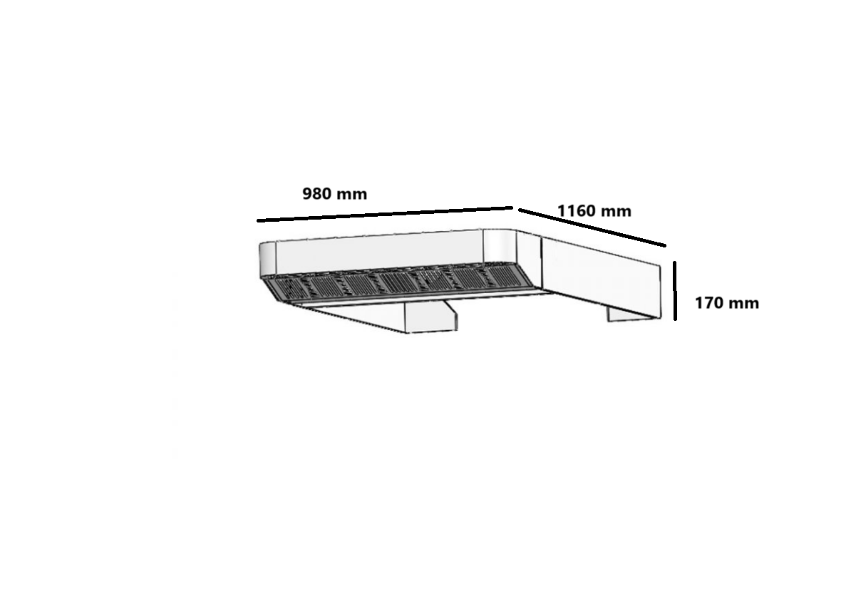 Venarro DEF-P6DV Patisserie Fırın Davlumbaz 6 lı, Peregin Serisi