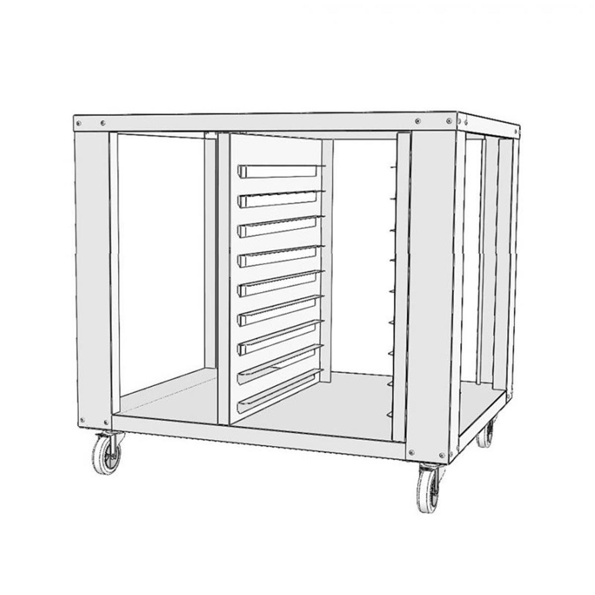 Venarro Elrond DEF - P9A Tepsili Patisserie Fırın Alt Standı 9-40x60