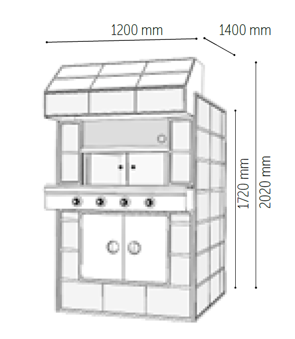 Venarro Radagast DYF - 117 N, Pide ve Lahmacun Fırını Doğalgazlı