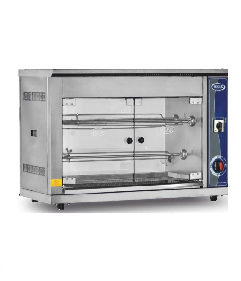 Pimak Piliç Çevirme Makinesi, Elektrikli, 12 Piliç Kapasiteli, Set Üstü, M003-E