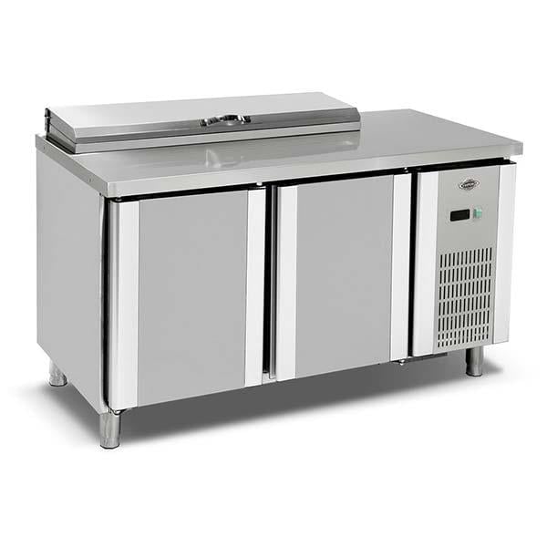 Empero EMP.150.70.01-PSO Pizza ve Salata Buzdolabı, 2 Kapılı, 150x70x85