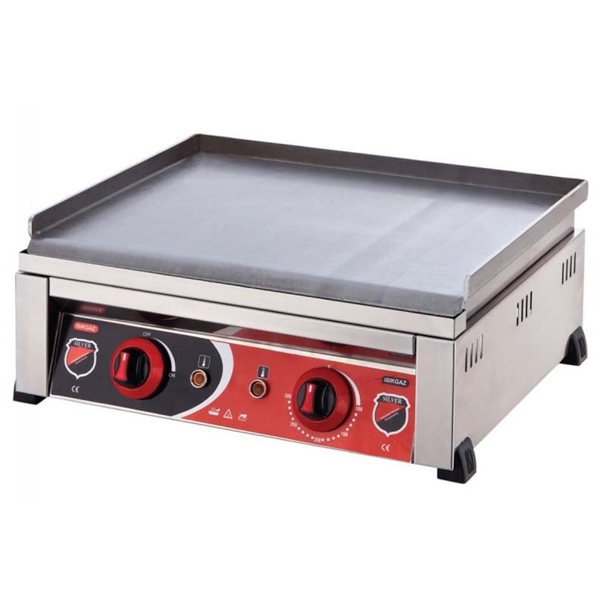 Işıkgaz Silverinox Elektrikli Pleyt Izgara 50 cm 2155