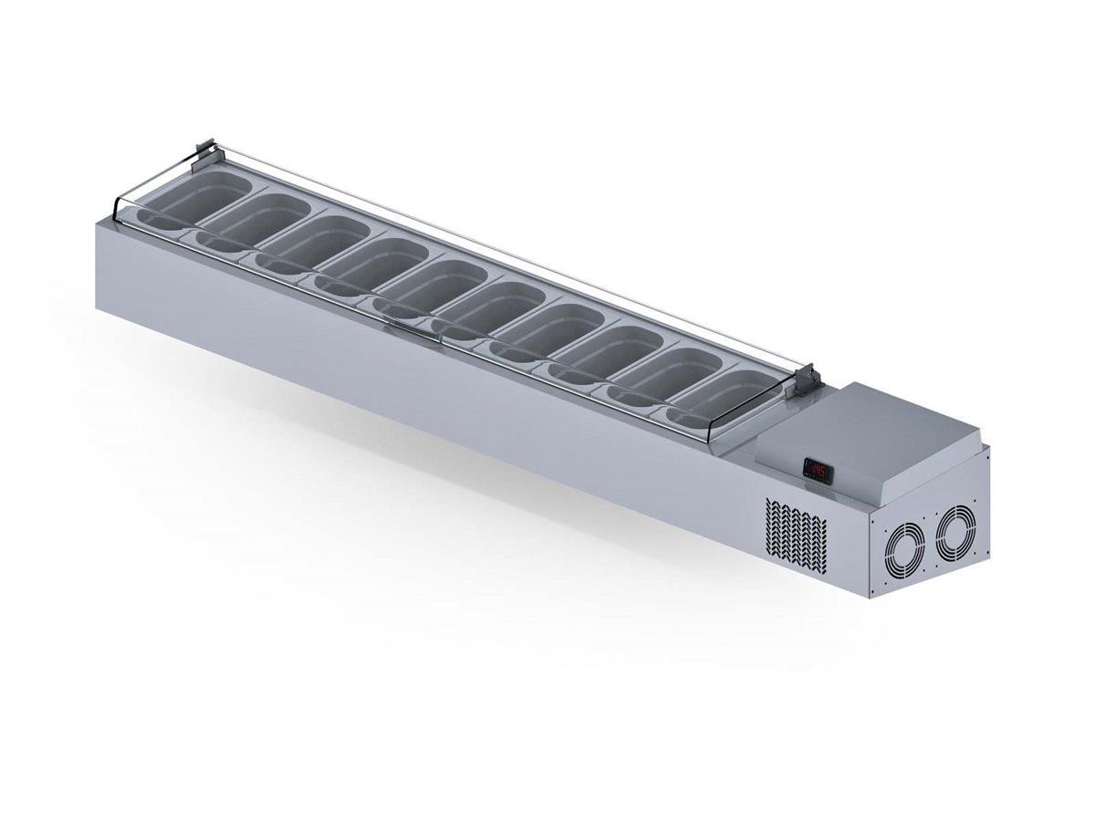 Iceinox Set Üstü Saladbar 10 Gn 1/4-150 VTP 200 PL