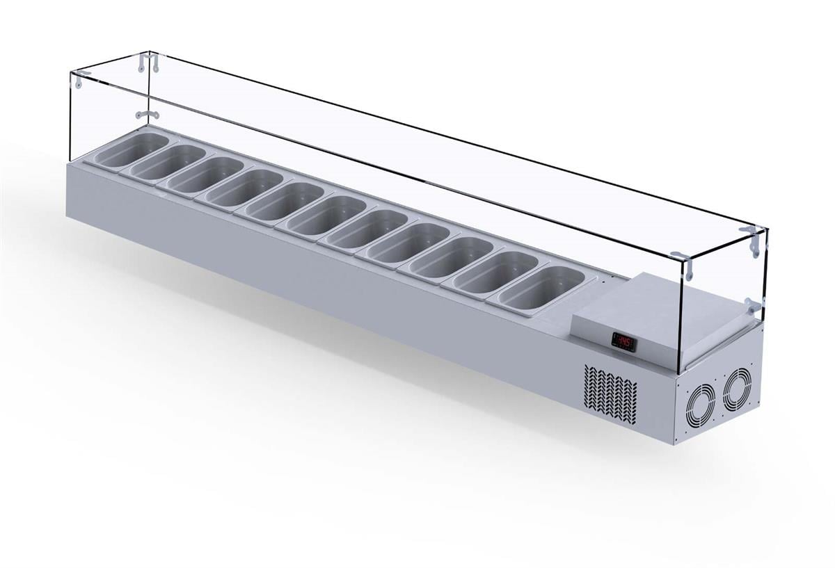 Iceinox Set Üstü Saladbar 11 Gn 1/4-150 VTP 225 GL