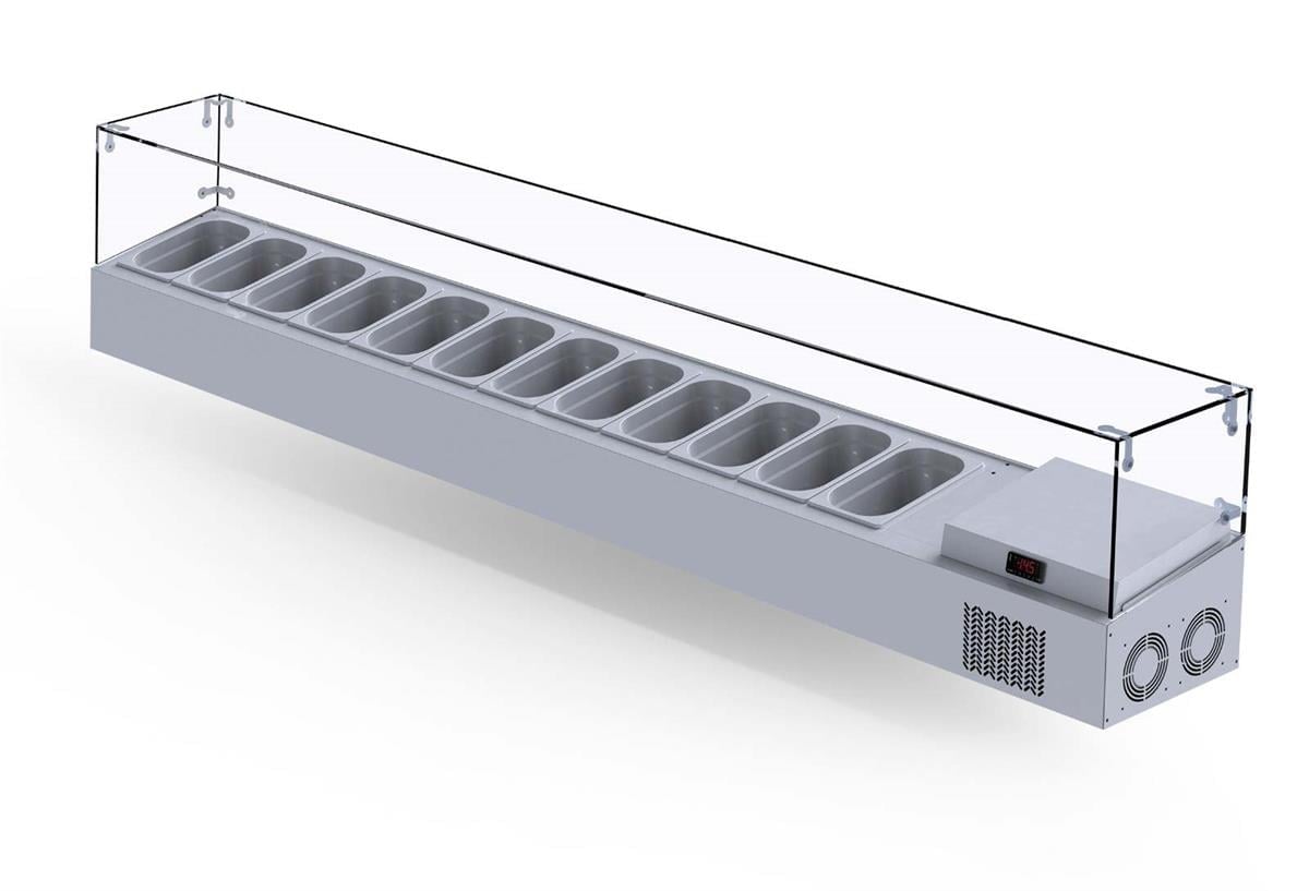 Iceinox Set Üstü Saladbar 12 Gn 1/4-150 VTP 250 GL