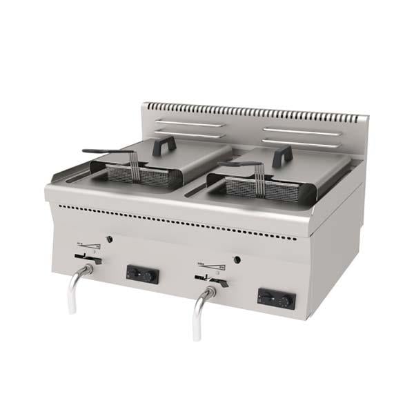 Atalay E AGF-860 Fritöz, Set Üstü, Gazlı, 18 Litre, 80x60