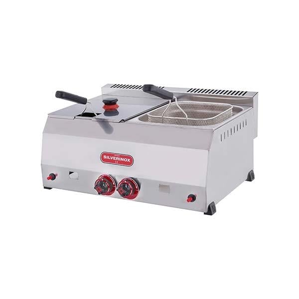 Işıkgaz Silverinox 2705 Fritöz, Çift Sepetli, Set Üstü, 8+8 Litre, Lpg'li