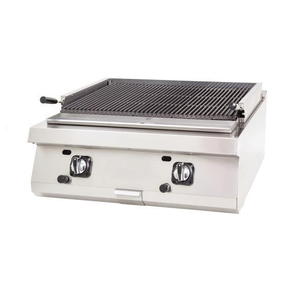 Drn Seri 600 Lavataşlı Izgara Gazlı - 80x63x30 cm