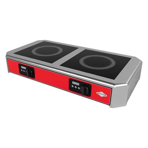 Empero EMP.SIND.020 İndüksiyon Ocak, Set Üstü, Mini, Çift Gözlü, Elektrikli