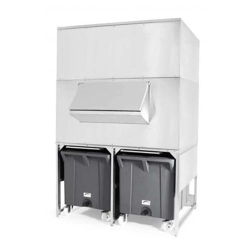 Brema DRB1200, Buz Makinesi Alt Haznesi, 2x108 Kg  