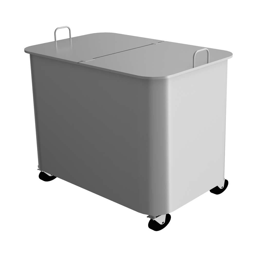 Empero EMP.ECK.3.8454-58 Çift Kapaklı Erzak Arabası, Inox 304, Pres Baskı