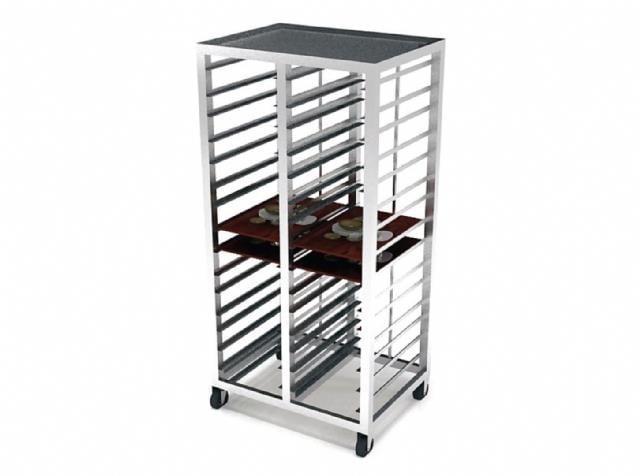 Atalay ATA-3753/30 Tepsi Taşıma Arabası, Paslanmaz, 30 Sıra, 37x53