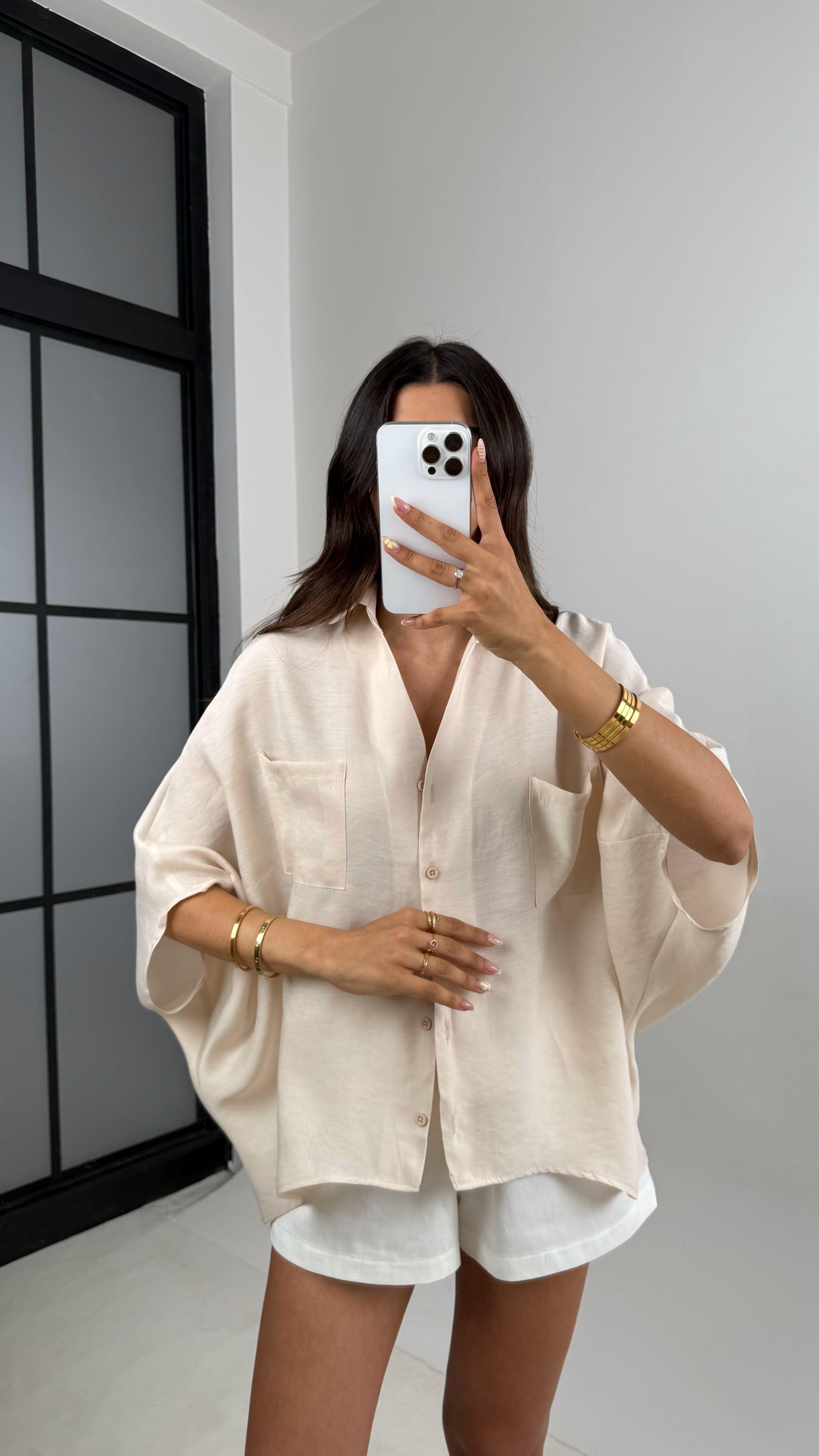 Taş Cep Detaylı Basic Gömlek Gaus00679Gaus القمصان GU1002564