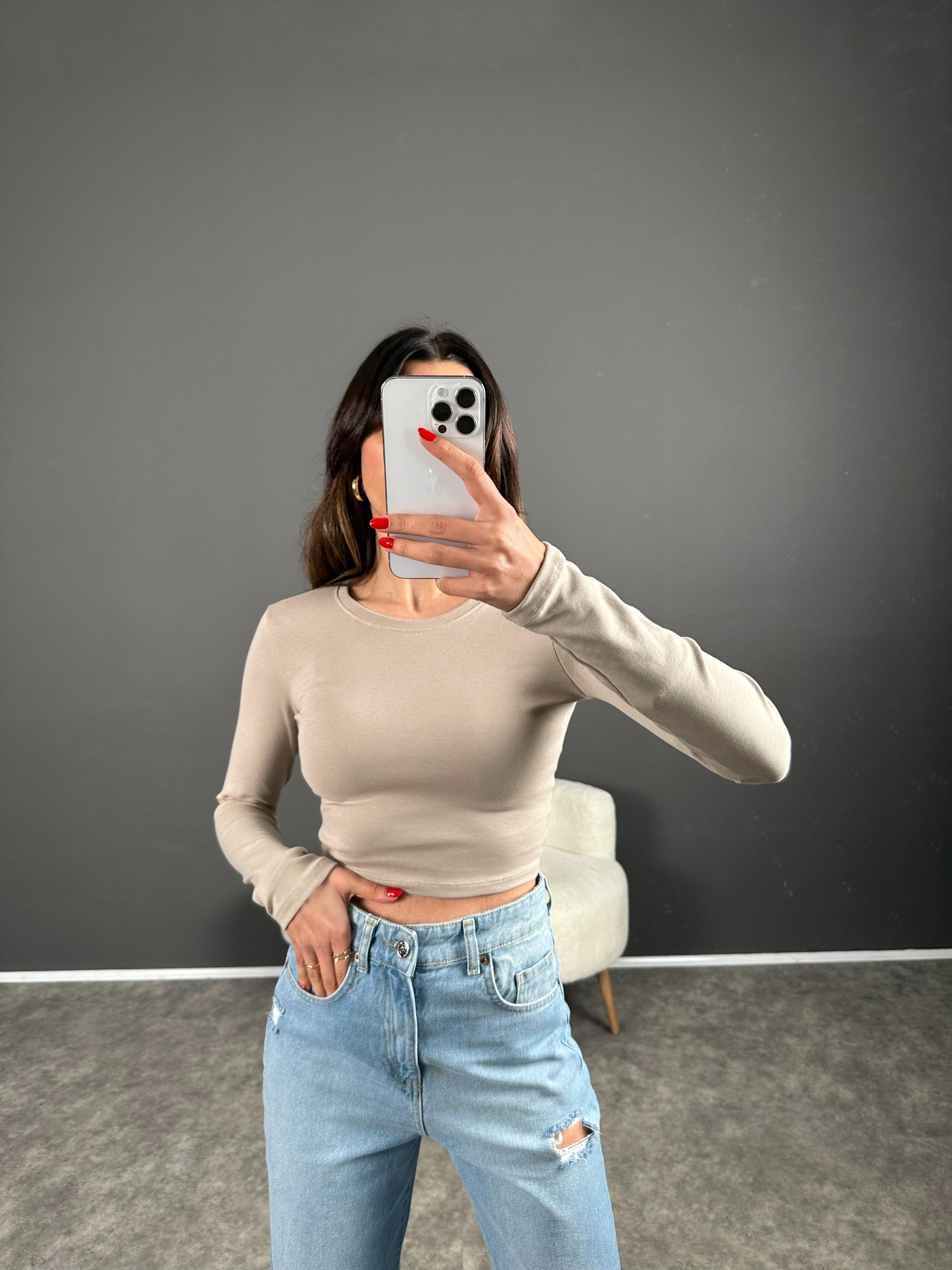 Vizon ZR Model Basic Uzun Kollu Crop