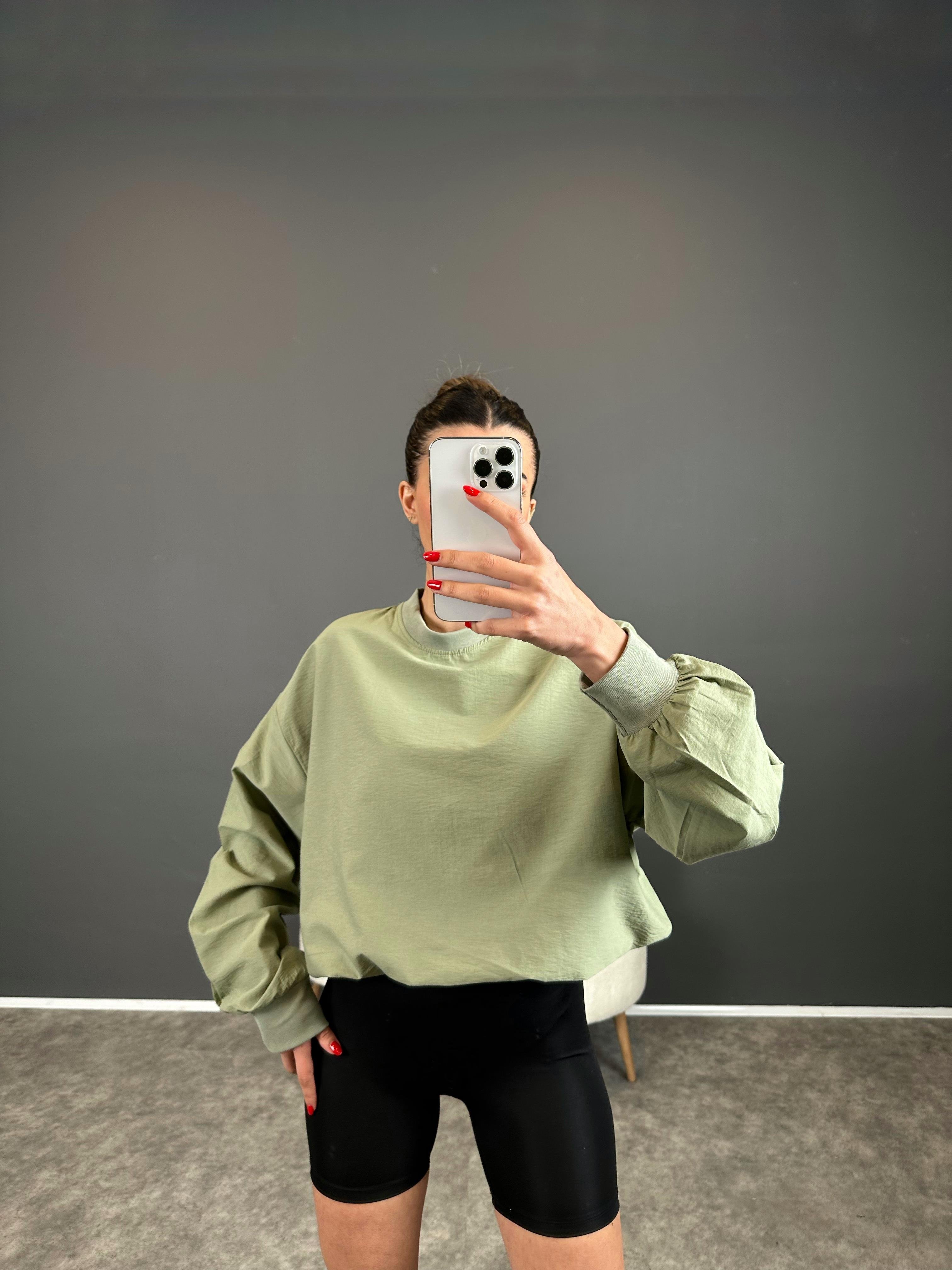 Haki Paraşüt Basic Sweat