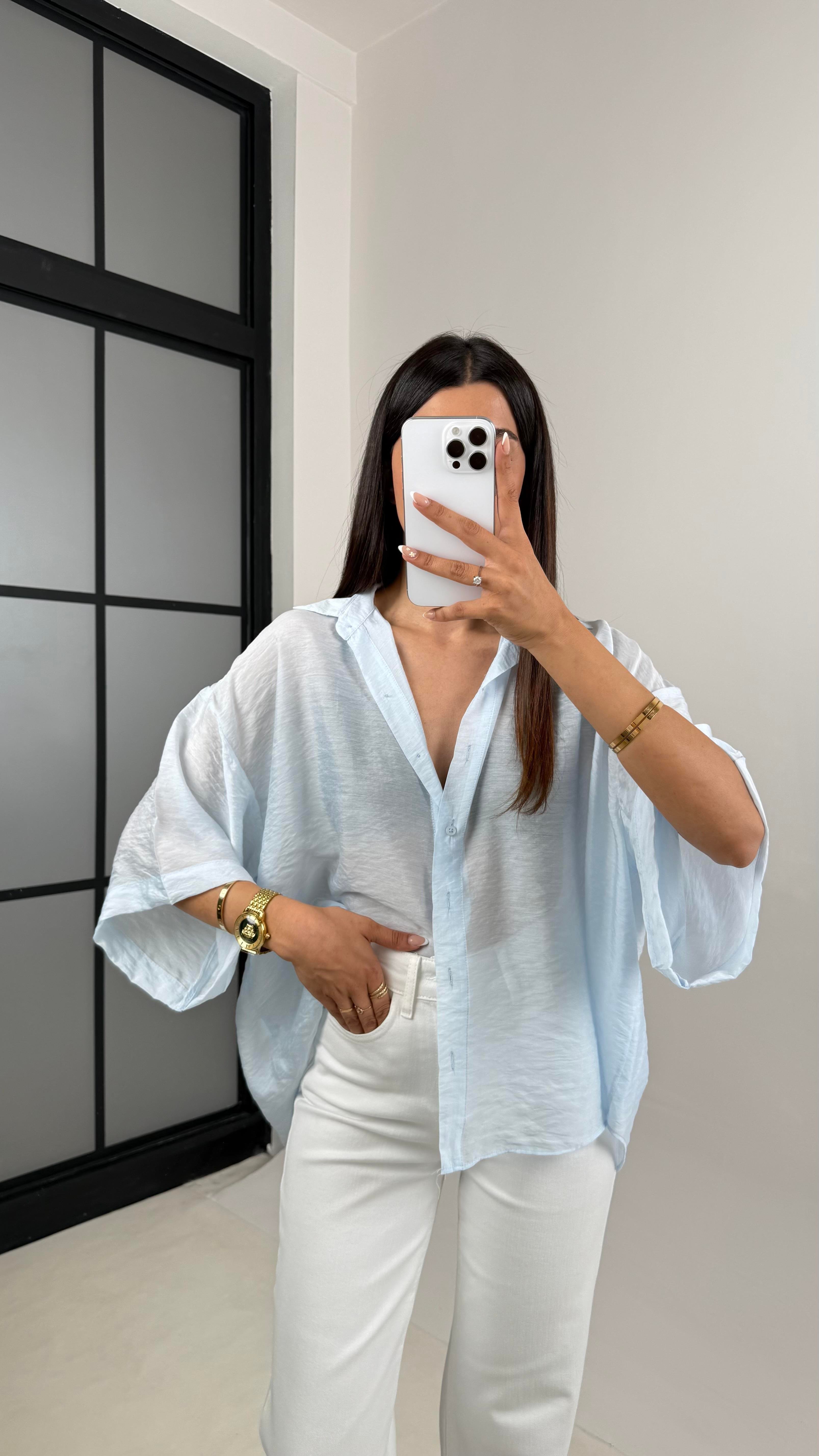 Mavi Premium Tencel Gömlek Gaus00606GausGÖMLEKGU1002418