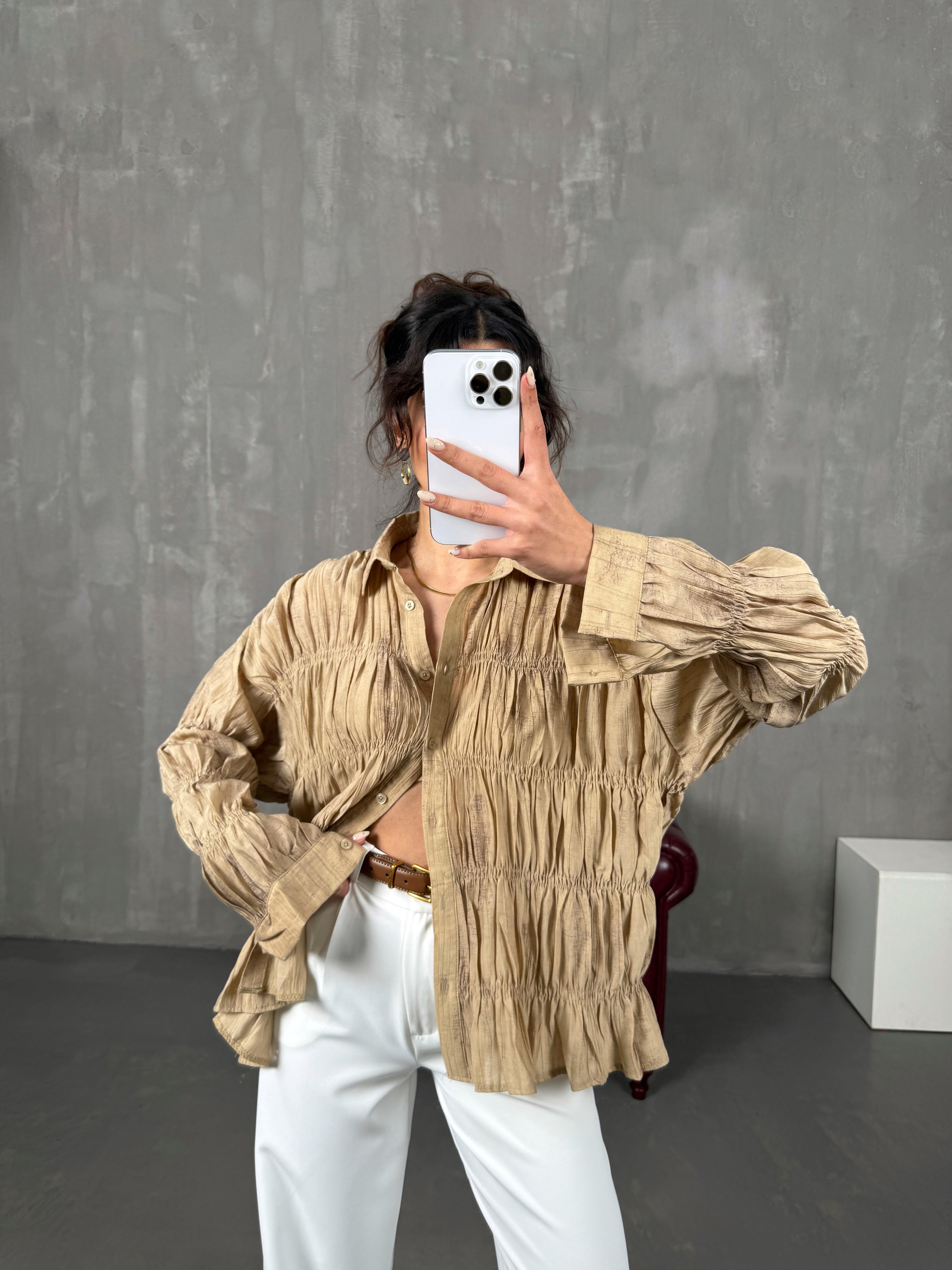 Garsi Kahve Gipeli Massi Muadil Gömlek