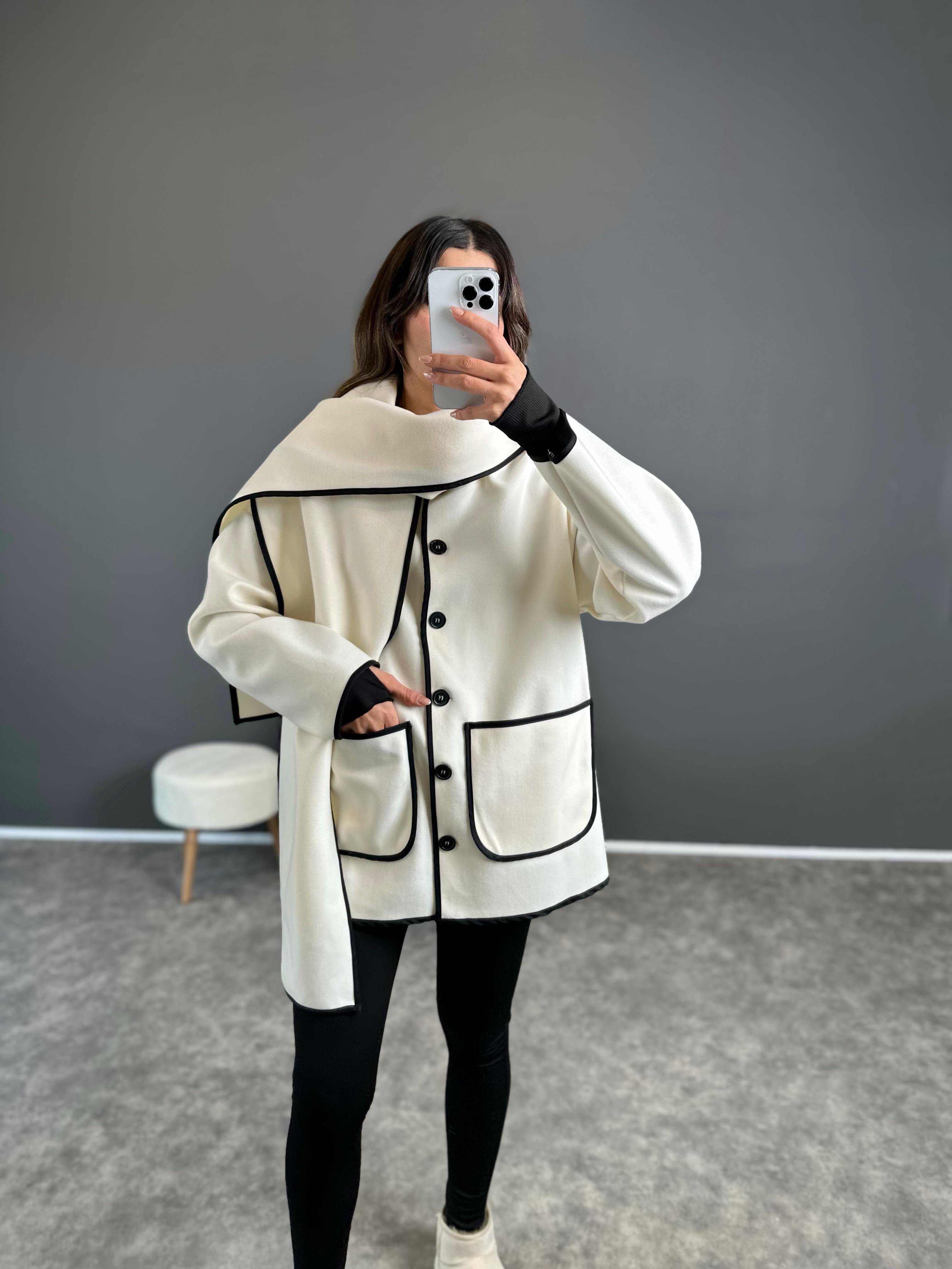 Ekru Pinterest Tasarım Ceket