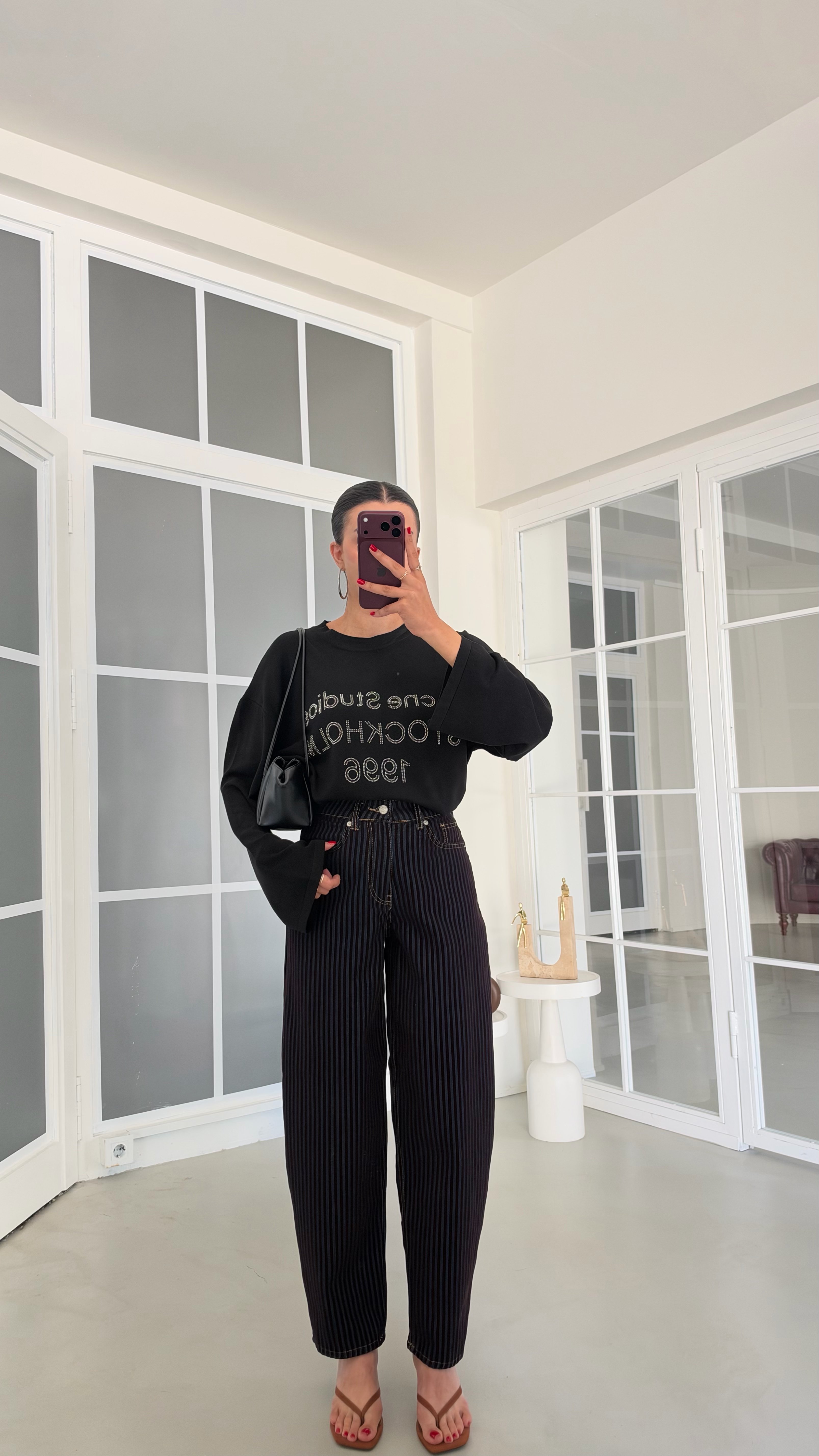 Acı Kahve Kadife Çizgili Baggy Jean GAUS-02267GAUSDENİM PANTOLONGAUS-02267
