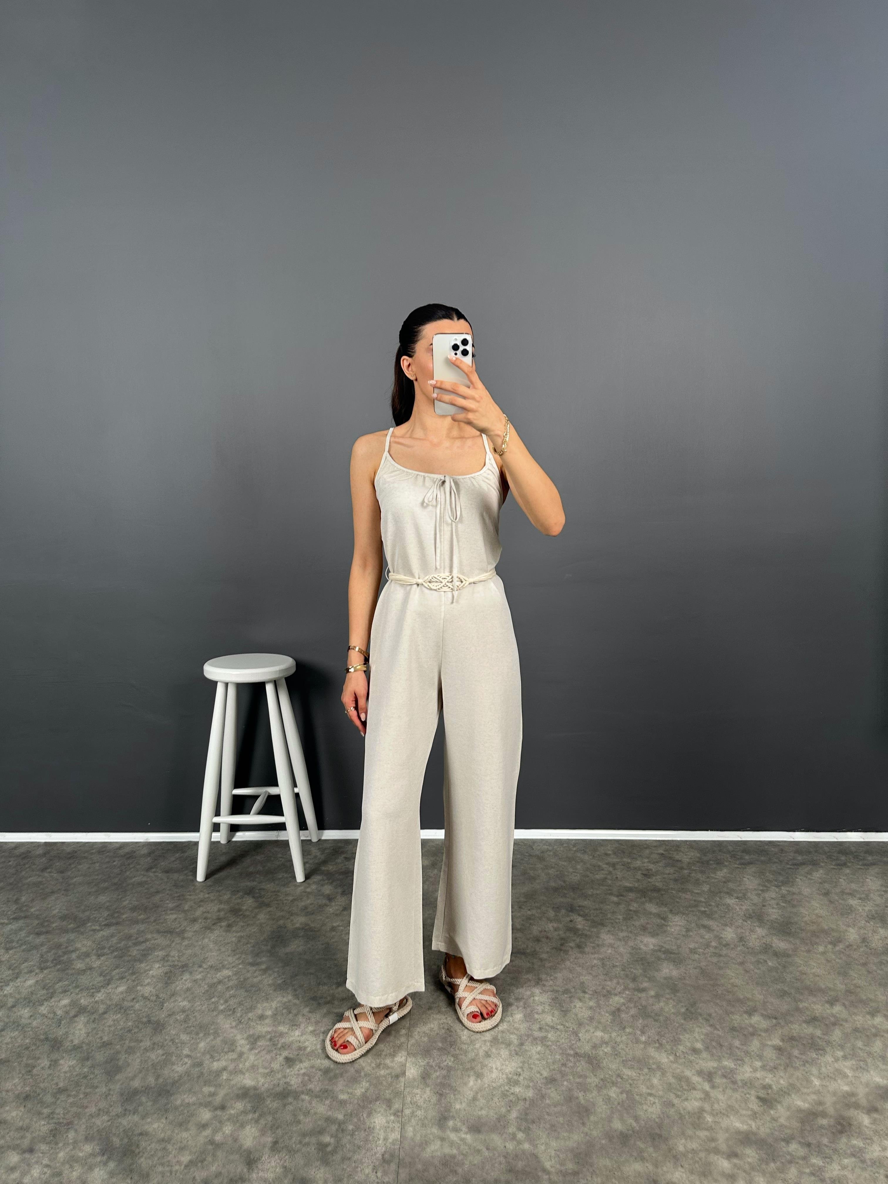 Gredel Keten Kemerli TulumGausTULUMGU008298