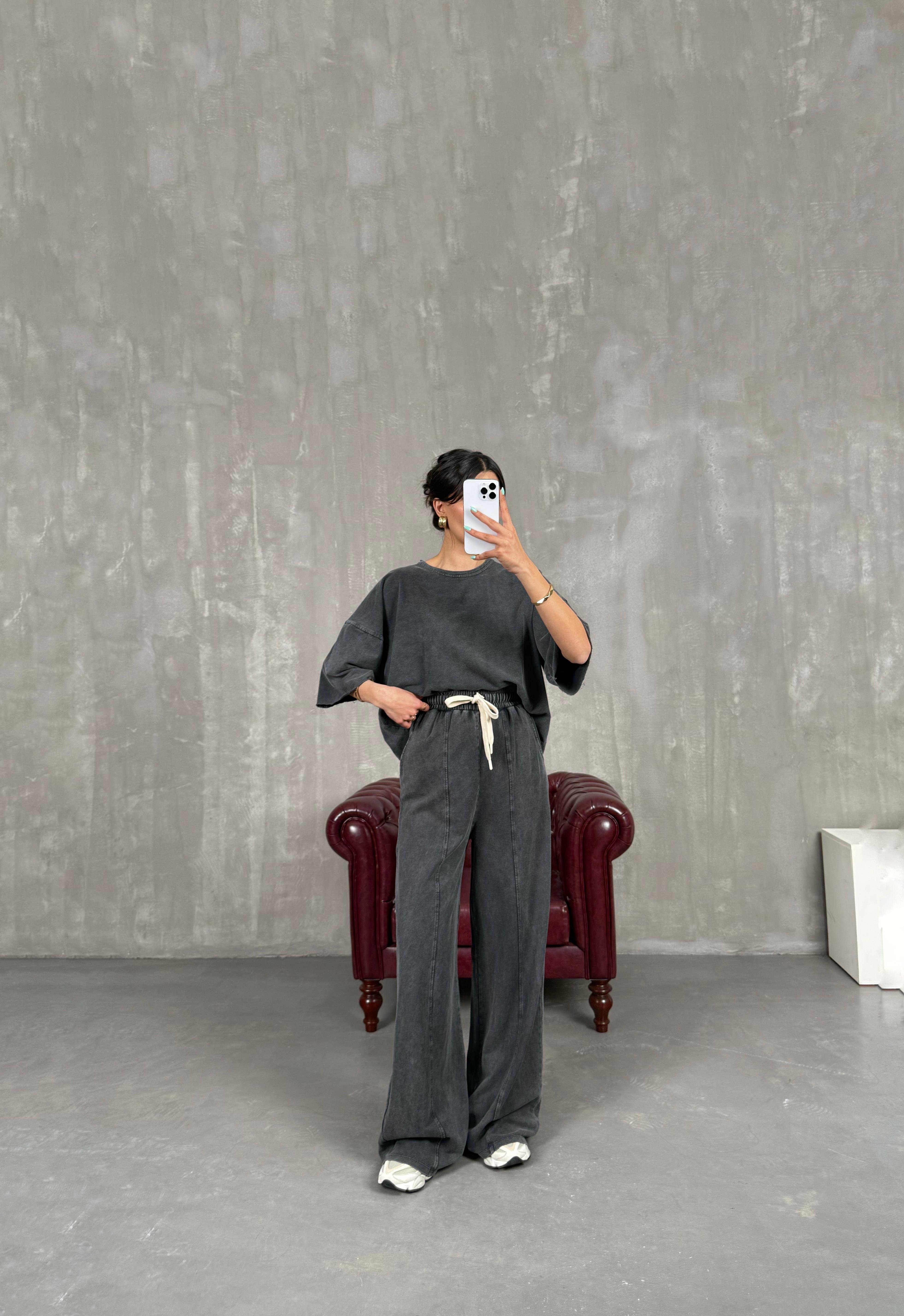 Antrasit Yıkamalı İkili TakımGaus00246GausTAKIMGU1001569