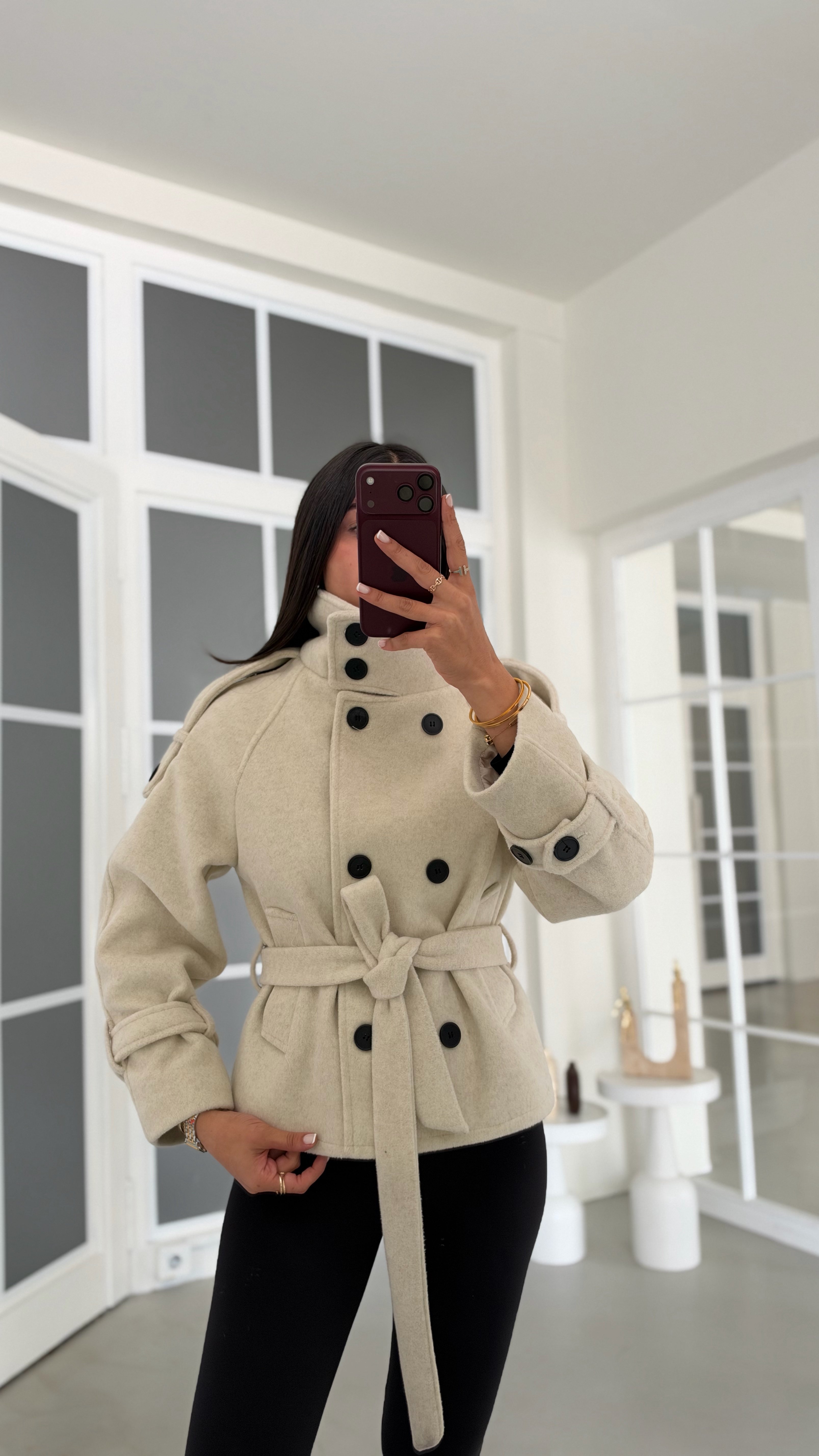 Taş Dik Yaka MD Muadil Astarlı Kaban GAUS-02366GAUSKABANGAUS-02366