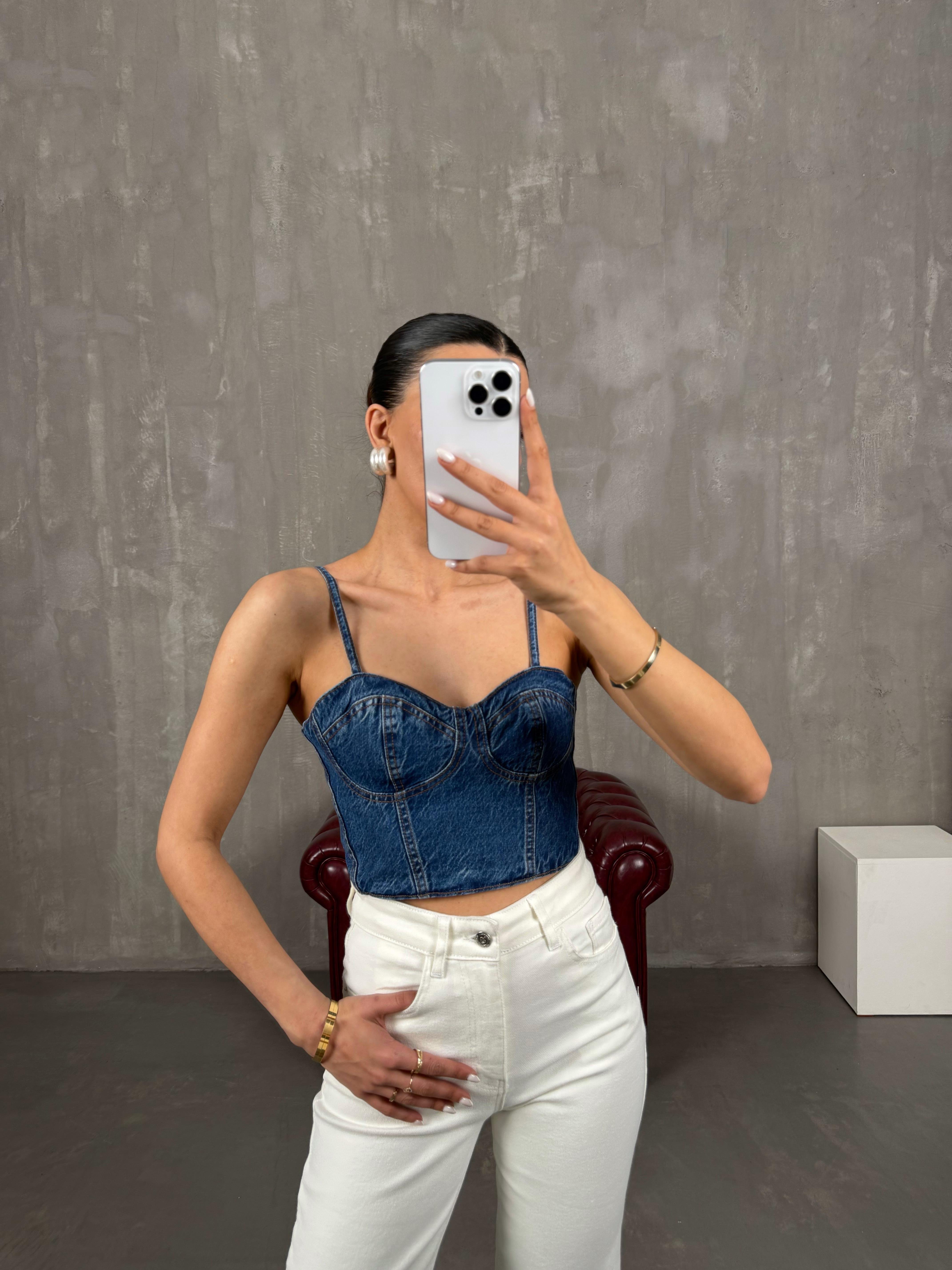 كروب دينيم أزرق Gaus00020