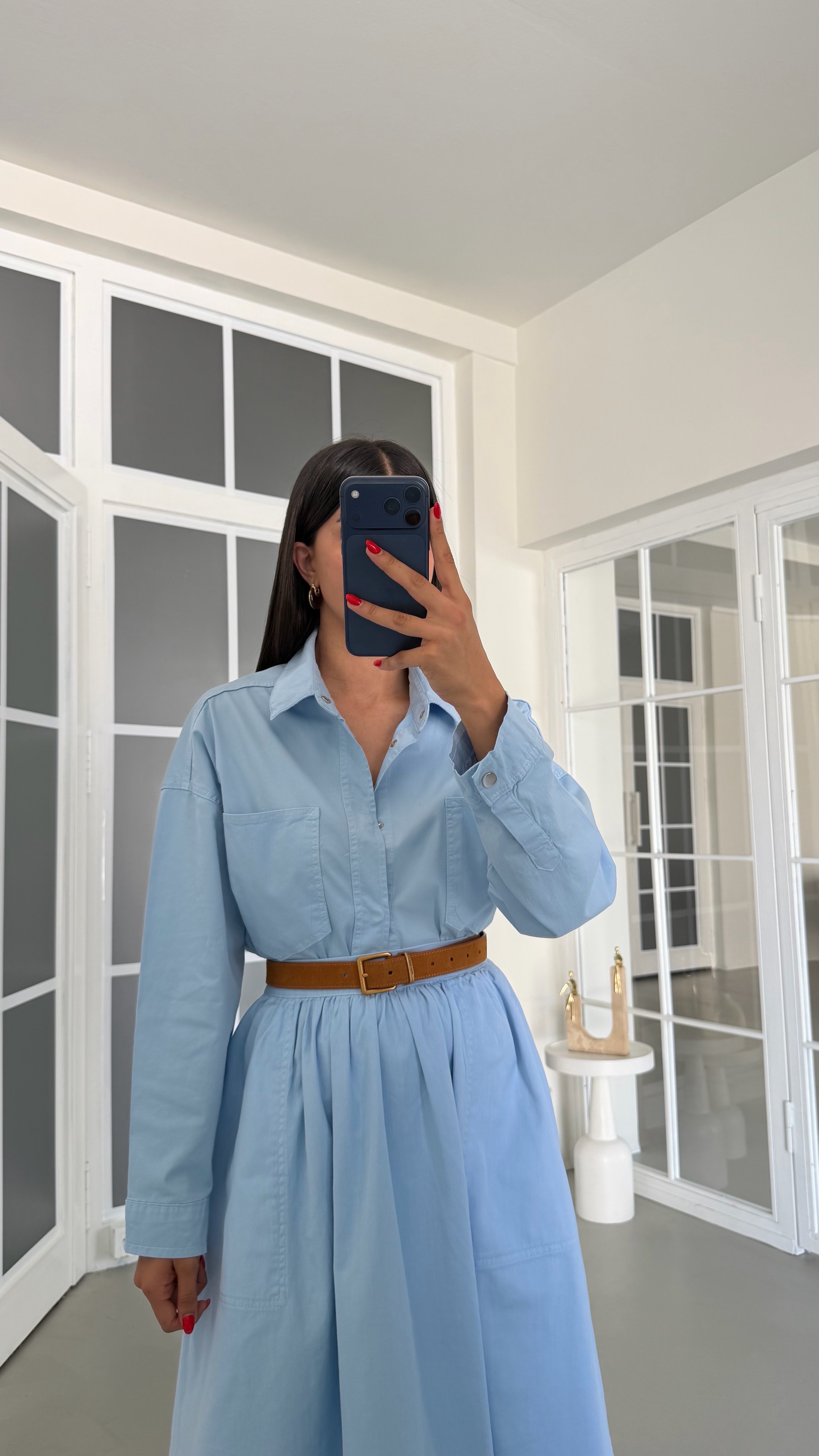 Mavi Tencel Denim Gömlek GAUS-01867GAUSShirtGAUS-01867