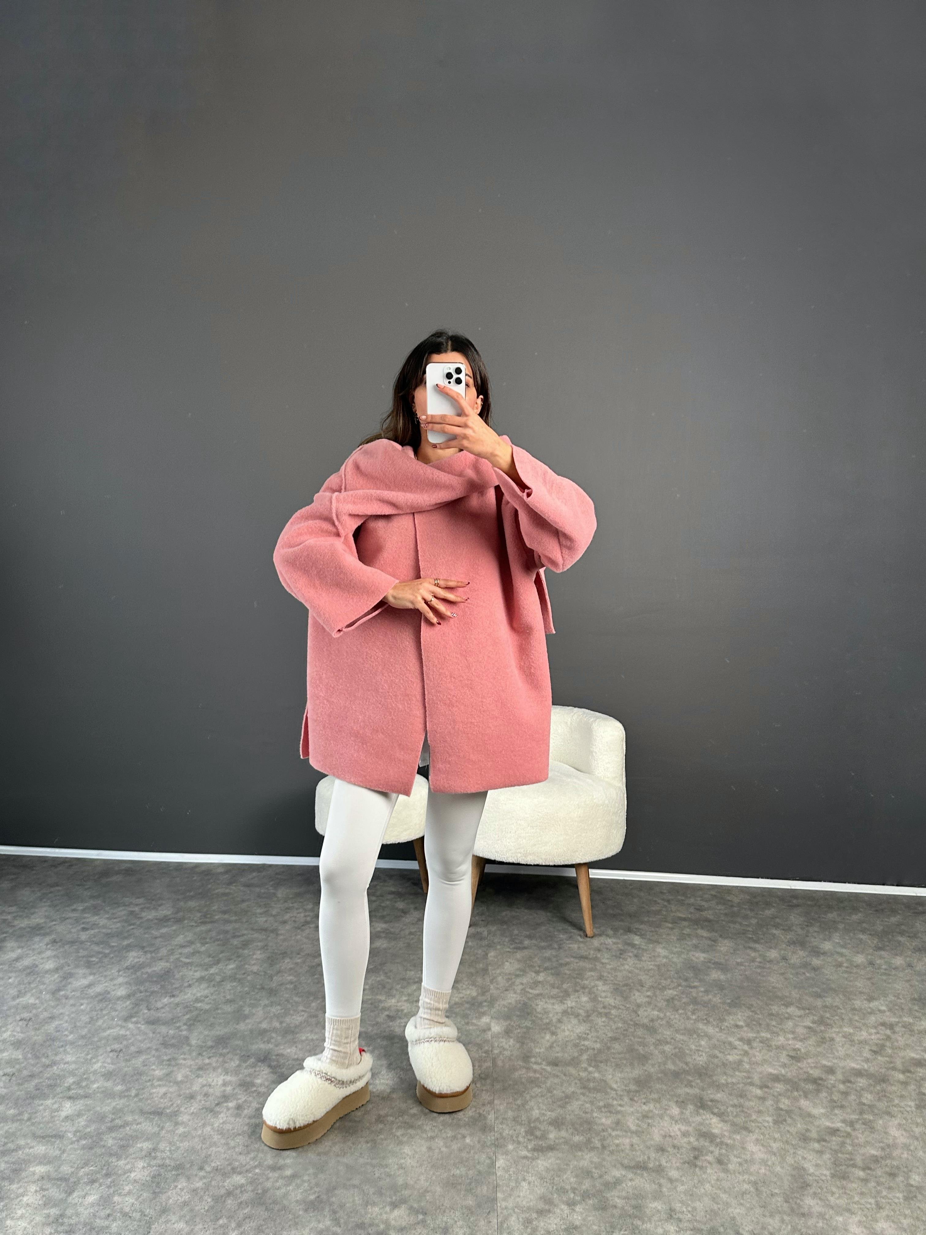 Almina Pembe Atkılı KabanGausKABANGU002908