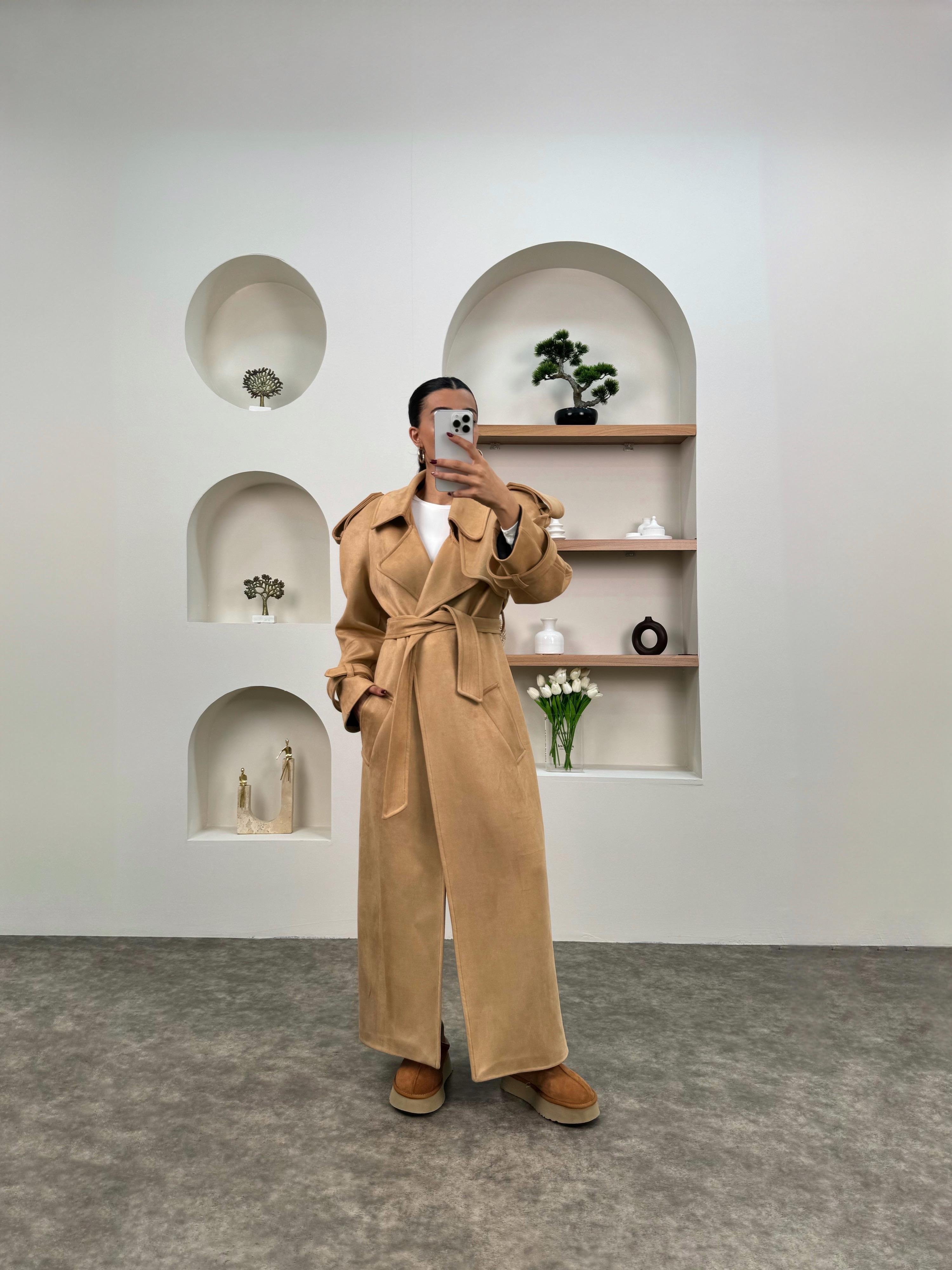 Aura Taş Kuşaklı Premium Süet KabanGausKABANGU00903536