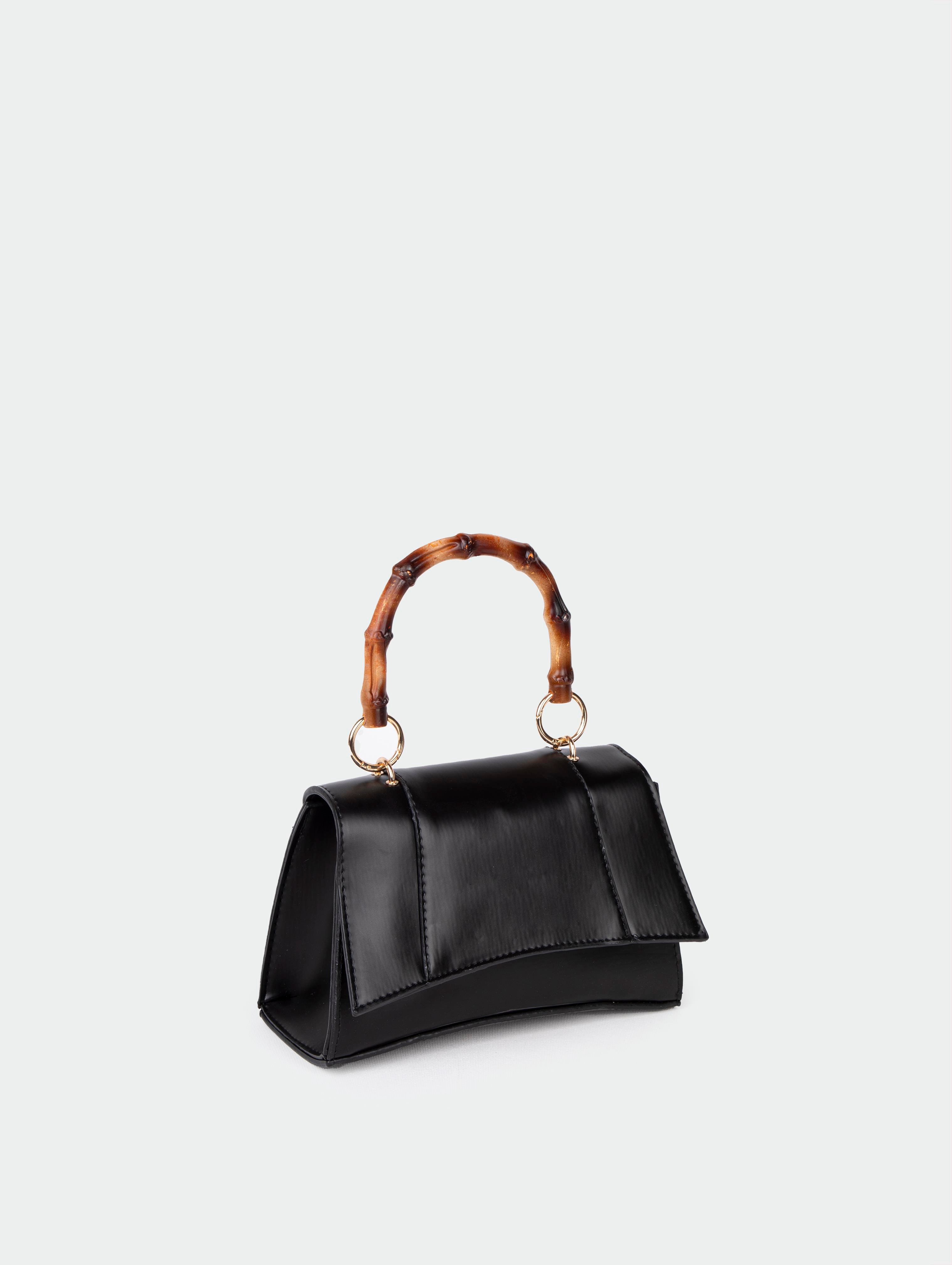 240 KODLU KEMİK SAPLI OMUZ ÇANTASI SİYAHBAG COLLECTIONGaus ÇantaCNT-101