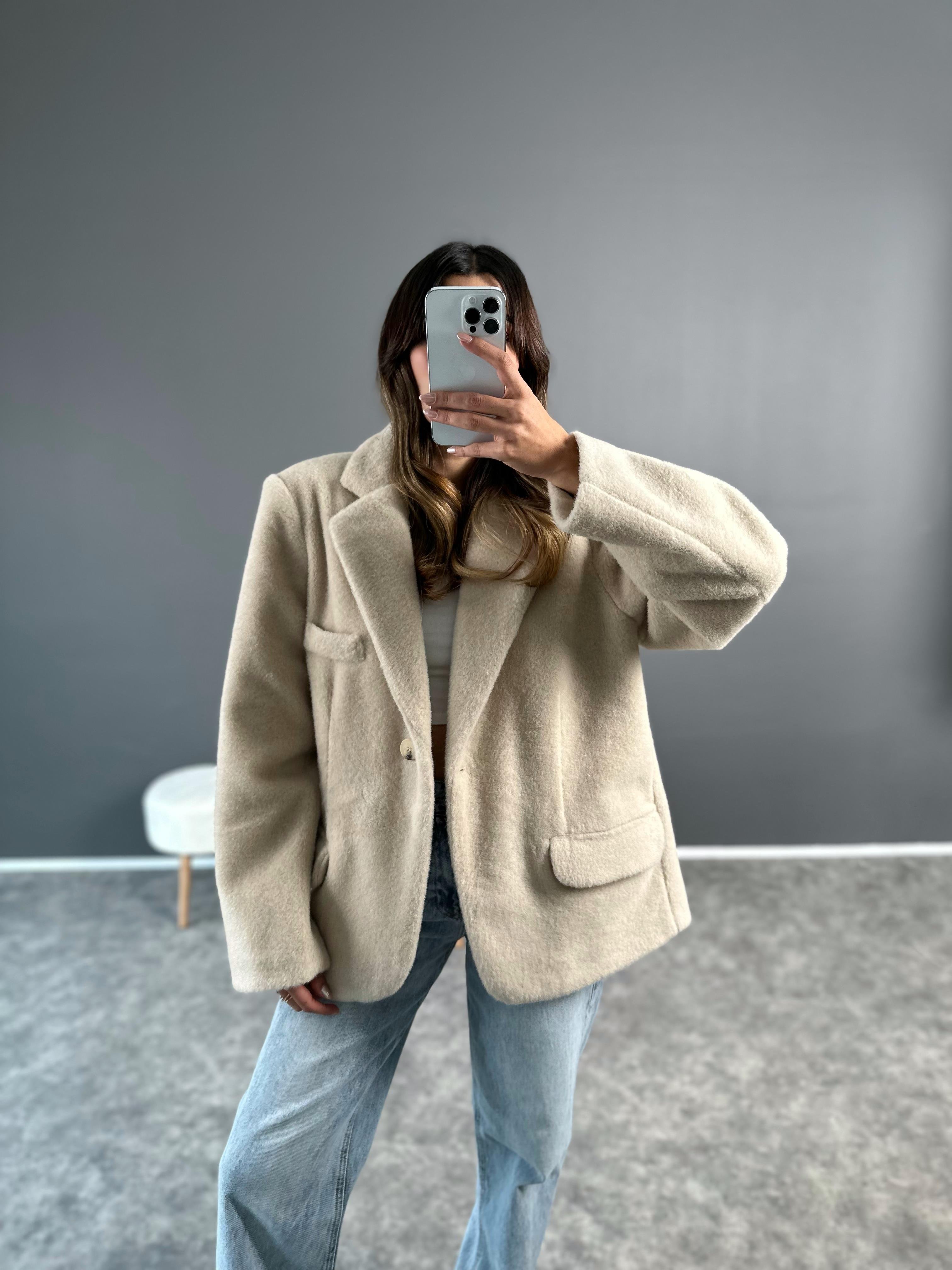 Taş Premium Yumoş Kaşe Ceket