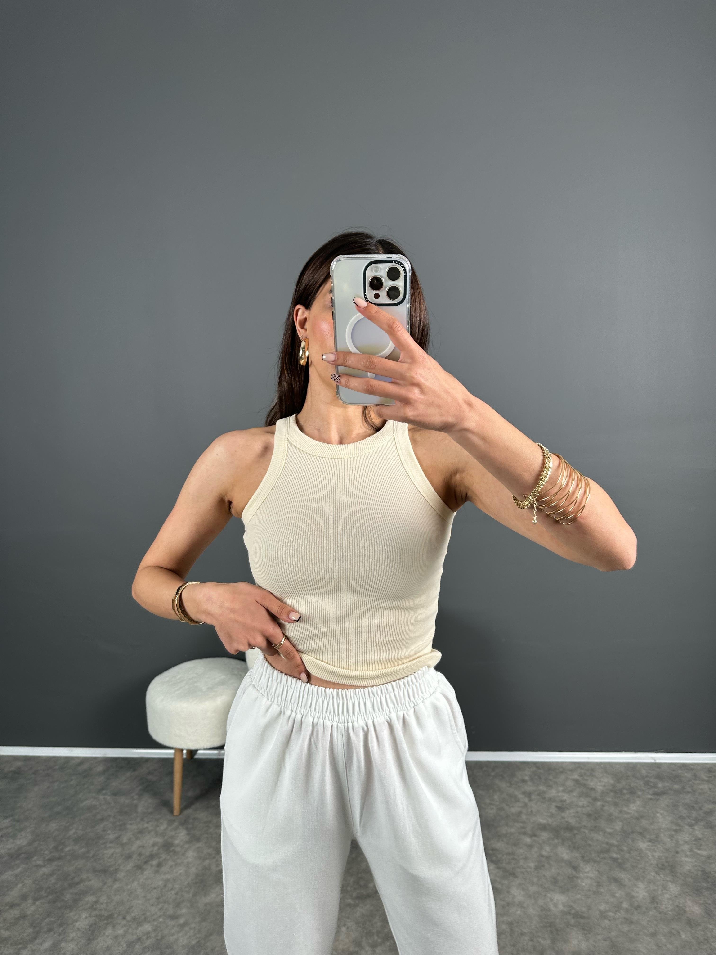 Krem Halter Yaka Atlet