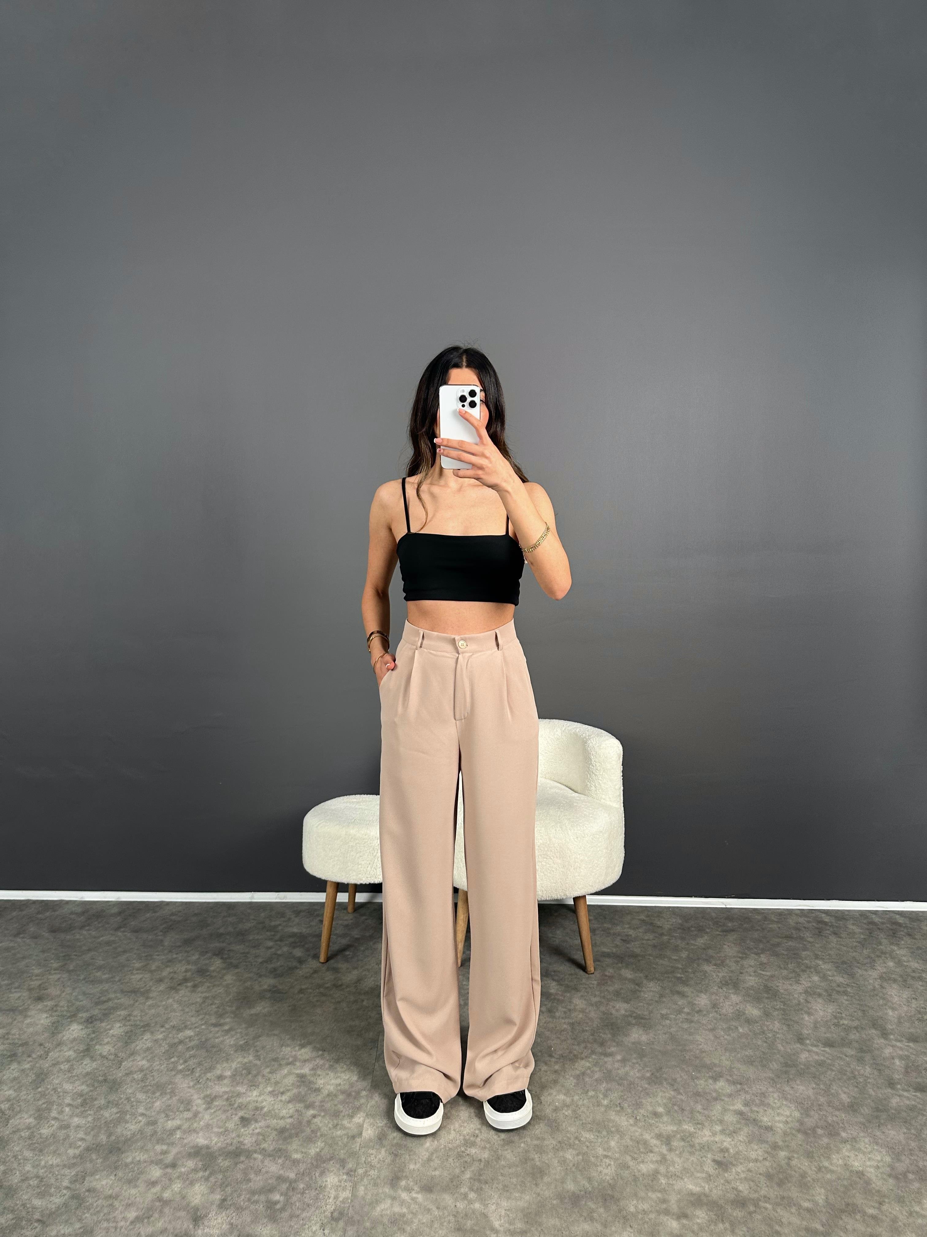 Taş Ayrobin Palazzo Pantolon