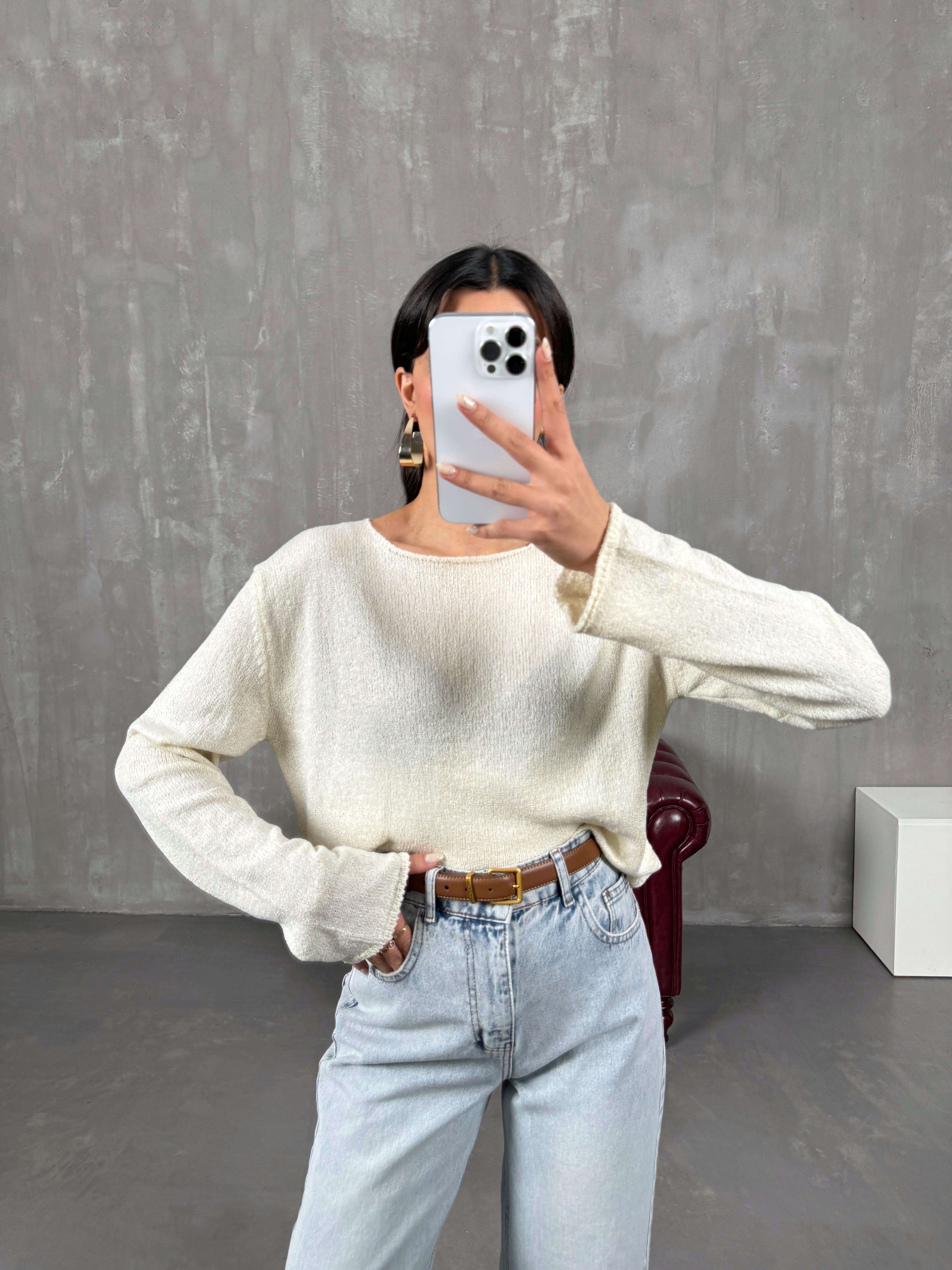 Nebra Krem MD Muadil İnce Triko