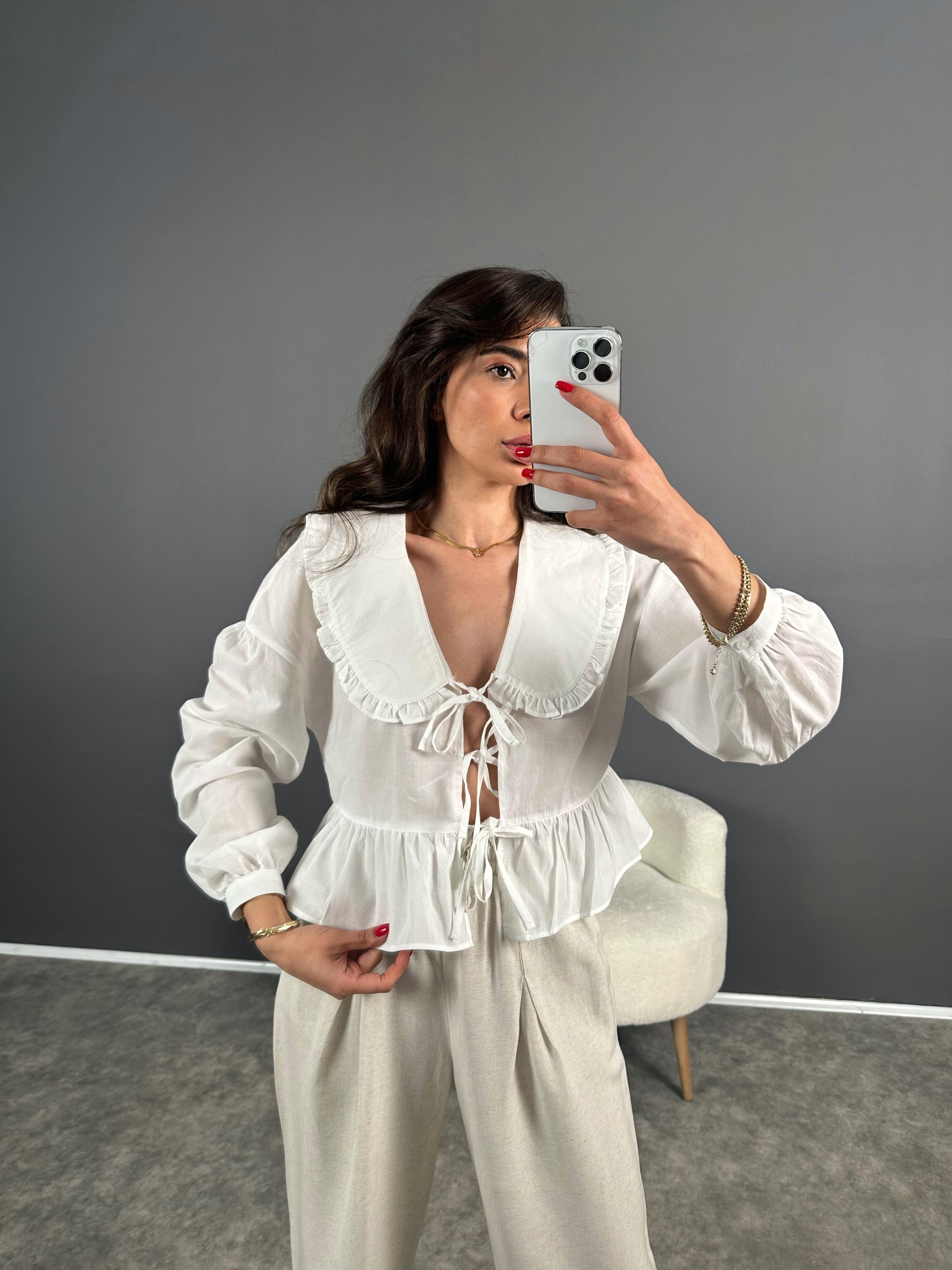 Lalin Pinterest Beyaz Gömlek 